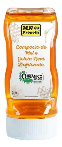 Kit 6x: Composto De Mel E Geléia Real Orgânico Mn Food 280g