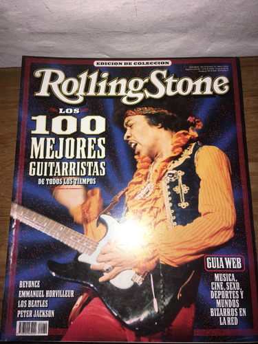 Revista Rolling Stone Los 100 Mejores Guitarristas Año 2004