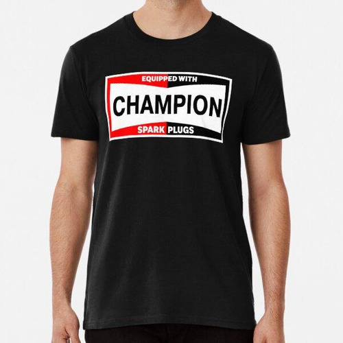 Remera Champion Spark Plugs Diseño Gráfico Vintage Arte Digi