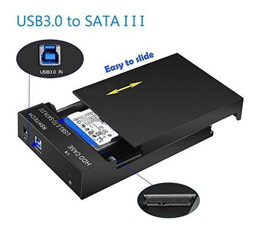 Unidad Disco Duro Usb 3.0 Sata Externa Para Ssd 2 3 Hdd 3,5