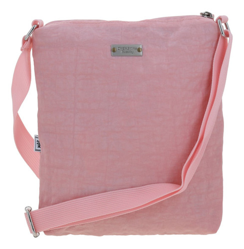 Crossbody Rosa Con Triple Cierre 1818 Zilp