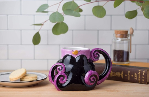 Botella De Cerámica Con Diseño De Disney En 3d, Ursula Jarra