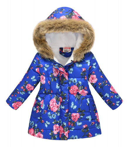 Chaqueta, Parkas, Sudaderas Con Capucha Y Estampado Floral P