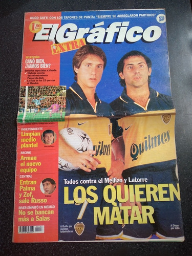 Revista El Gráfico Extra Latorre Bastituta Pele 23 4 1998 
