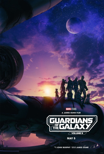 Póster Guardians Of The Galaxy Vol. 3 Marvel Cine Espacio Hd