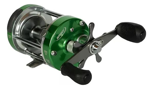 Reel Rotativo Spinit Amazonas 6503h 3r 0.40/190 5.2 Alarma Color Verde Lado de la manija Derecho