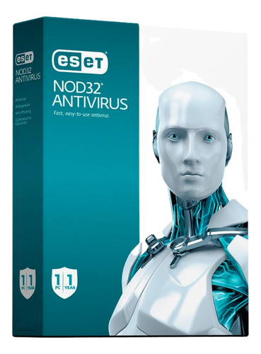 Licencia Antivirus Eset Nod32 Digital 1 Pc 1 Año 