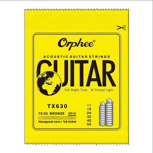 Cuerdas De Guitarra Clasica Orphee Tx630