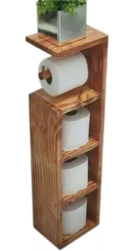 Muebles rustic - Organizador para papel higiénico