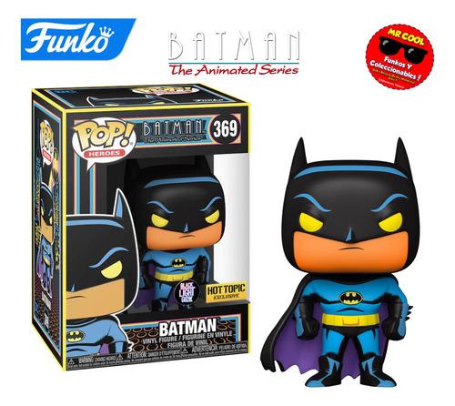 Funko Pop Batman Blacklight Hot Topic #369