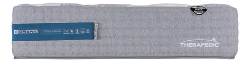 Colchón Matrimonial Espumas Therapedic Vivaldi 32 Cm Firme Color Gris