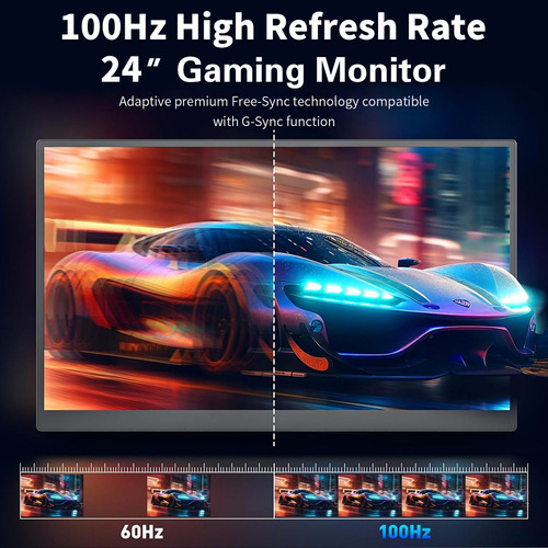 Monitor Gamer M12 Con Pantalla De 24 127v Y Resolución Full Hd