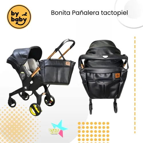 Pañalera de piel hotsell