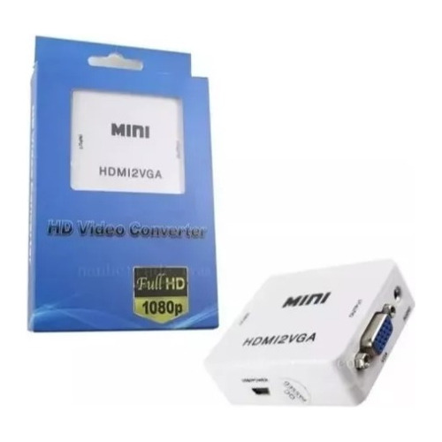 Convertidor De Video De  Hdmi A Vga Pc Tv Laptop Ps3 Tienda