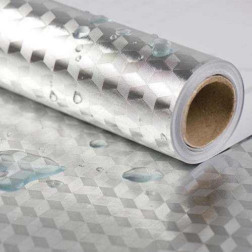 Papel Autoadhesivo Holografico Revestir Muebles Muros 2m