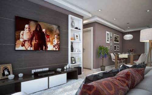 Apartamento Com 2 Dormitórios À Venda, 64 M² Por R$ 260.000,00 - Vila Guilhermina - Praia Grande/sp - Ap4921