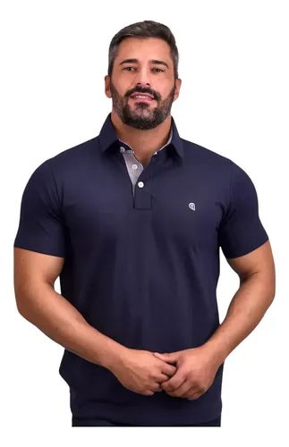 Camisa Gola Polo Masculina Algodão Premium P Ao Plus Size