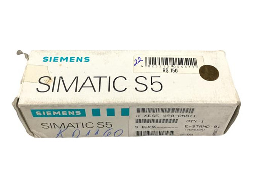 Siemens Simatic S5 6es5 490-8mb11 New|!