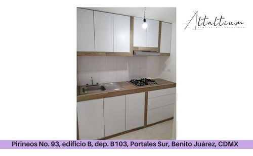 Venta Departamento Calle Pirineos No. 93, Edificio B, Depto.b103, Portales Sur, Benito Juarez, Cdmx Pma26-di