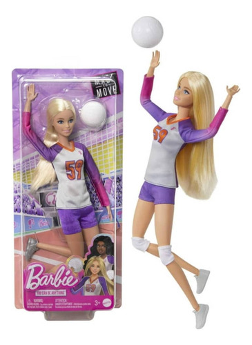 Barbie Made To Move Jugadora De Volley Ball 