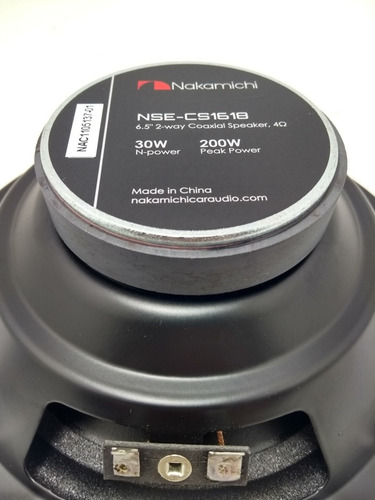 Set Componente De 2 Vías. Nakamichi. Nse-cs1618. 30w Rms.