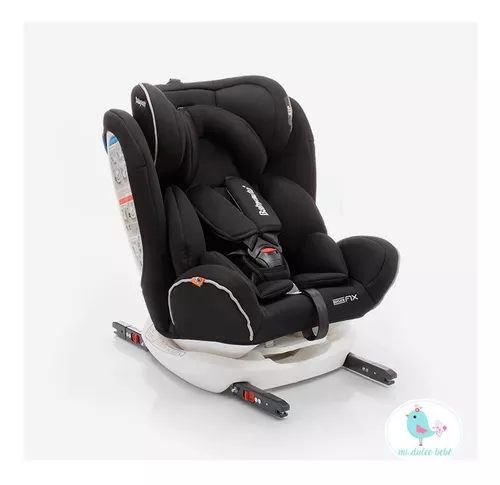 Silla Bebe Recien Nacido Isofix Mas Cinto Babyauto Noe Negro