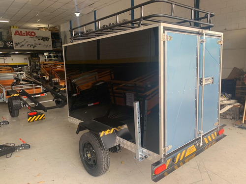 Carretinha Bau Acm Com Bagageiro Escada - 2.00 X 1.20 X 1.20