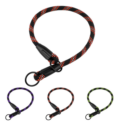 Bronzedog Rope Pro Collar De Entrenamiento Para Perros Trenz