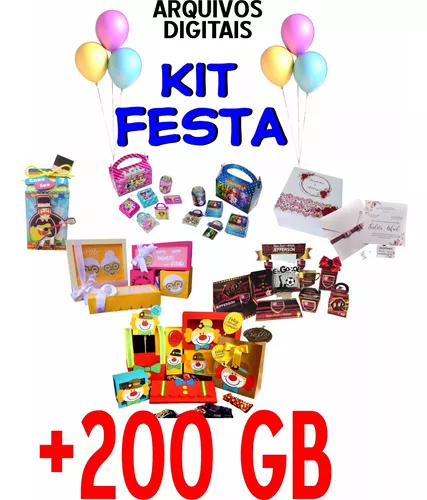 Kit festa luxo safari menino - Mimos da Helô