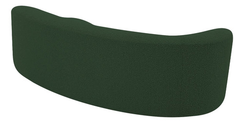 Divã Recamier Orgânico Tokyo 180cm Lado Direito Linho Cor Verde