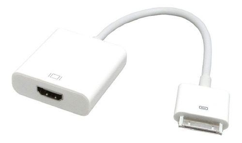 Imagen 1 de 1 de Adaptador Para iPad Y Para iPhone De 30 Pines A Hembra Hdmi