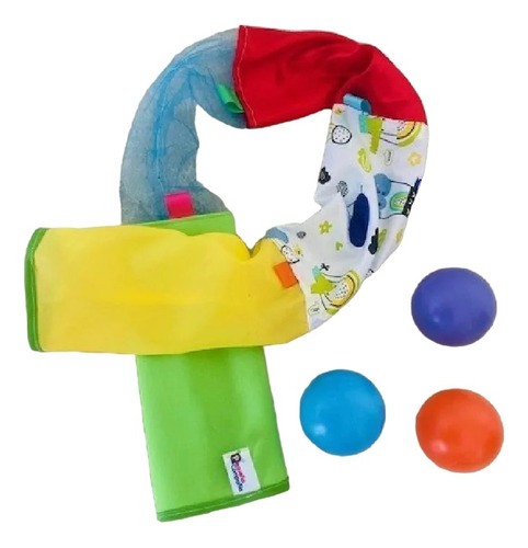 Juego Sensorial Túnel Sonajero Montessori Bebe Peque Com