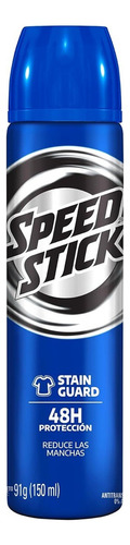 Desodorante Aerosol Spray Speed Stick Stain Guard 150ml 48h