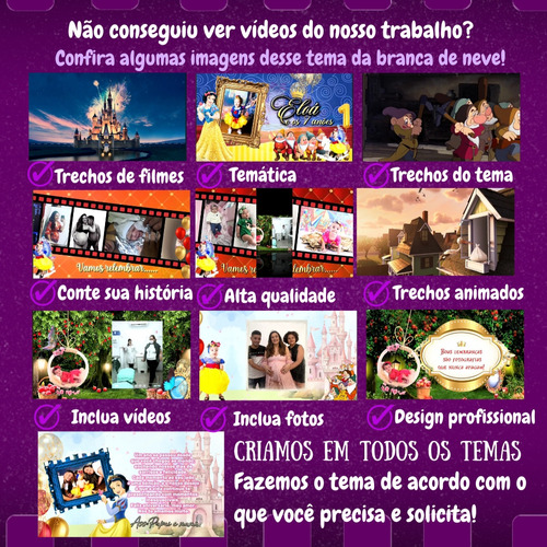 Retrospectiva Animada Aniversário Até 300 Itens Foto/vídeo