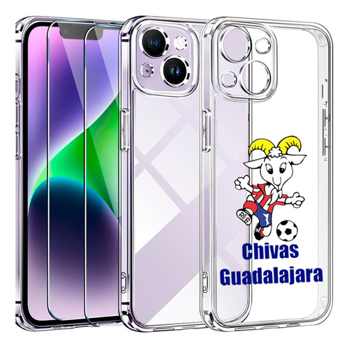 Funda Transparente Para Iphone 11 Al 16 - Chivas Del Guada Transparente Iphone 12 Pro