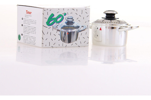 Reloj Despertador De Cocina Con Temporizador De Acero Inoxid