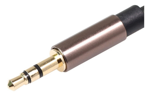 Imagen 3 de 5 de Cable De Audio 3,5mm Jack Plug Macho A 2 Rca Macho Aux 2mt