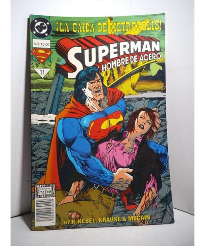 Superman El Hombre De Acero Tomo 11 Editorial Vid