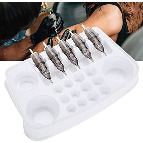 12pcs De Bandejas De Tinta De Tatuaje Desechables, Gf73t