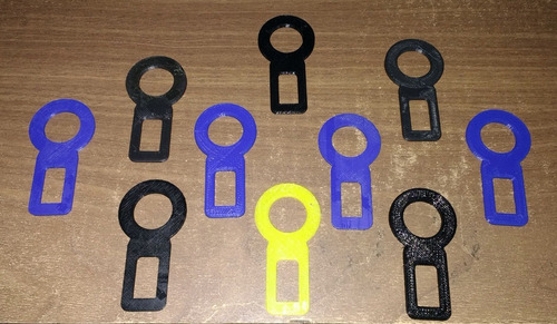 Hebilla Cinturon De Seguridad - Pack De 2 Personalizadas