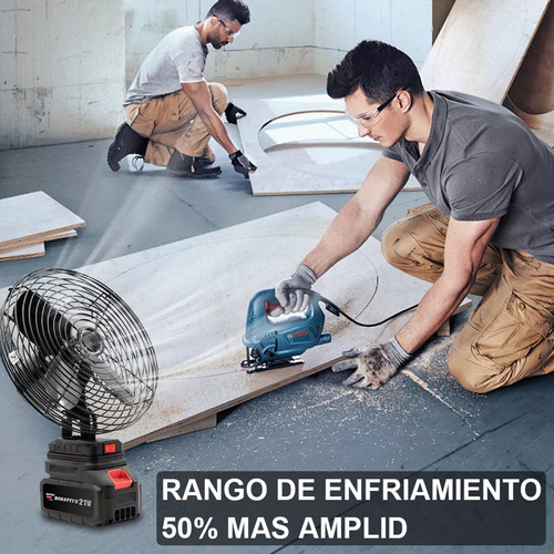 Ventilador Portátil Inalámbrico Ventiladores Piso Recargable Bokoptyr 2500 Rpm - 3500 Rpm La Batería Es Desmontable Lo Que La Hace Fácil De Llevar Aplicable Para Múltiples Escenarios