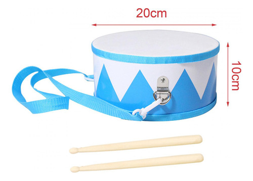 Juego De Tambor For Niños De 8 Pulgadas, Tambor De Azul