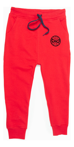 Pantalon De Buzo Niño Spiderman Papel Rojo Marvel