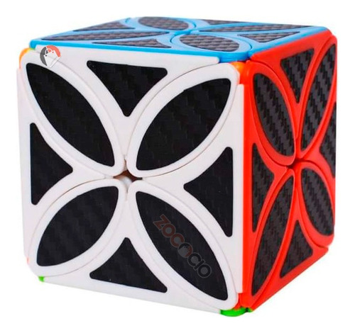 Cubo Rubik Clover Trébol De Carbono Cubo Mágico De Velocidad