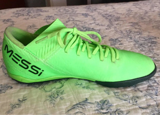 botines messi verdes