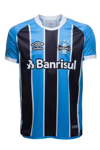 Camisa Oficial Umbro Grêmio Of 2017 Torcedor Sem Número