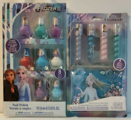 Disney Frozen Set Esmaltes Brillos Decoración Original 