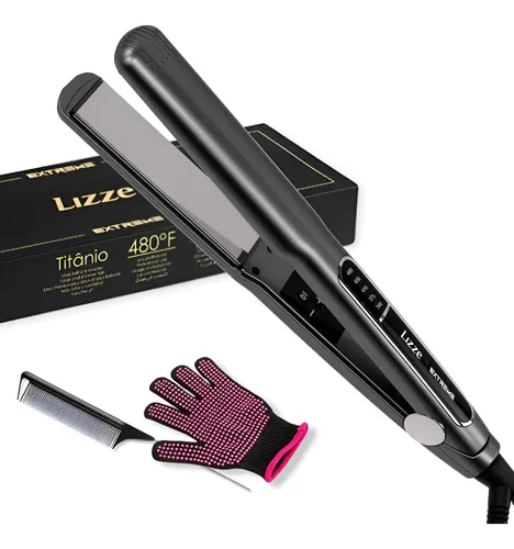 Plancha Lizze Extreme Profesional Original + Guante + Peine
