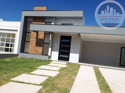 Imagem 1 de 10 de Casa Nova Condominio Jardim Residencial Maria Dulce Com 3 Suites - Ca00055 - 67807938