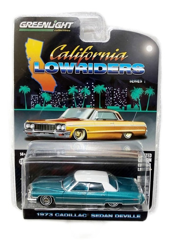 Greenlight 1973 Cadillac Sedan Deville Cal Lowriders Serie 1